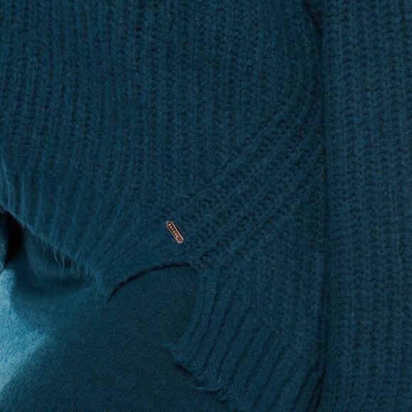 Savage X Fenty Fuzz Knit V-Neck Sweater Longer Back Body 2x Fuzzy High Quality - Picture 3 of 11